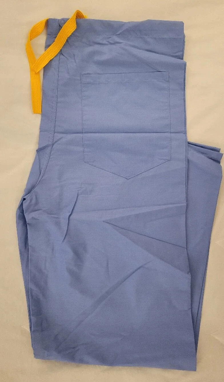 Medline Encore Light Blue Scrub Pants - Set of 3, Unisex, Small, NWOT